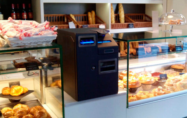 venta e instalación de dispensadores de dinero - en panaderia